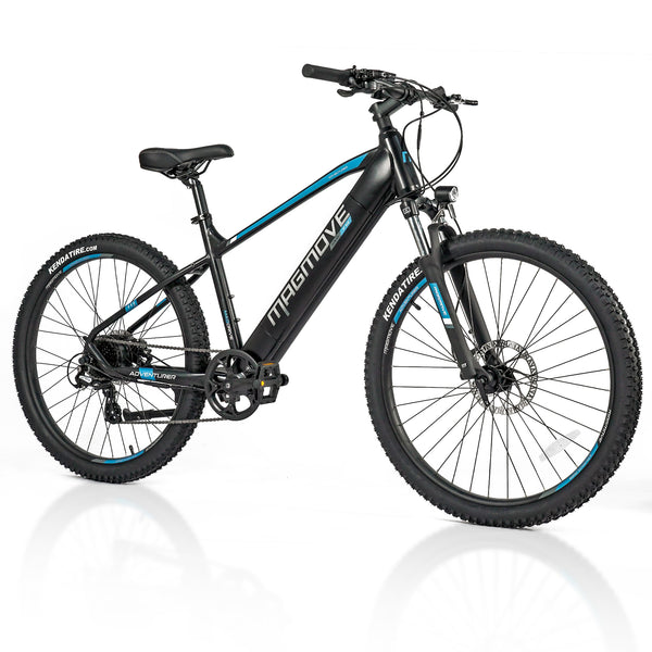 MAGMOVE Electric Bicycles Ebike Men’s, 27.5" E-Mountain Bike with LG 15Ah Battery 250W Motor, Up to 25km/h 100km Range Electric Bicycle, with Hydraulic Brakes Suspension Fork SHIMANO 8 Gears E-Bike
